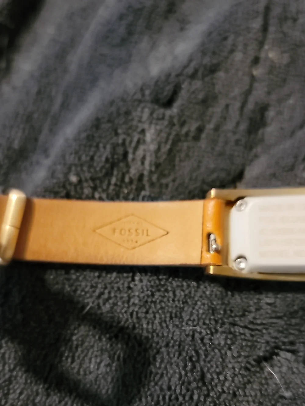 Fossil Q Dreamer Smart Band Activity Tracker Gold Tan Leather Band With‎ Charger